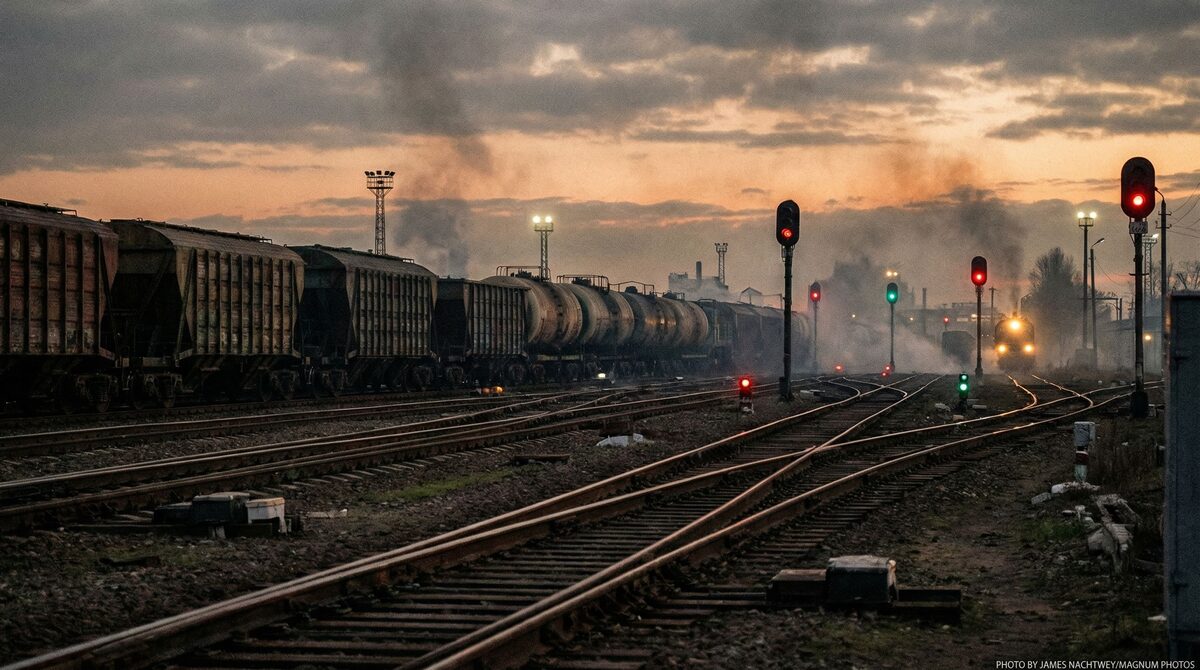 Industrial rail yard