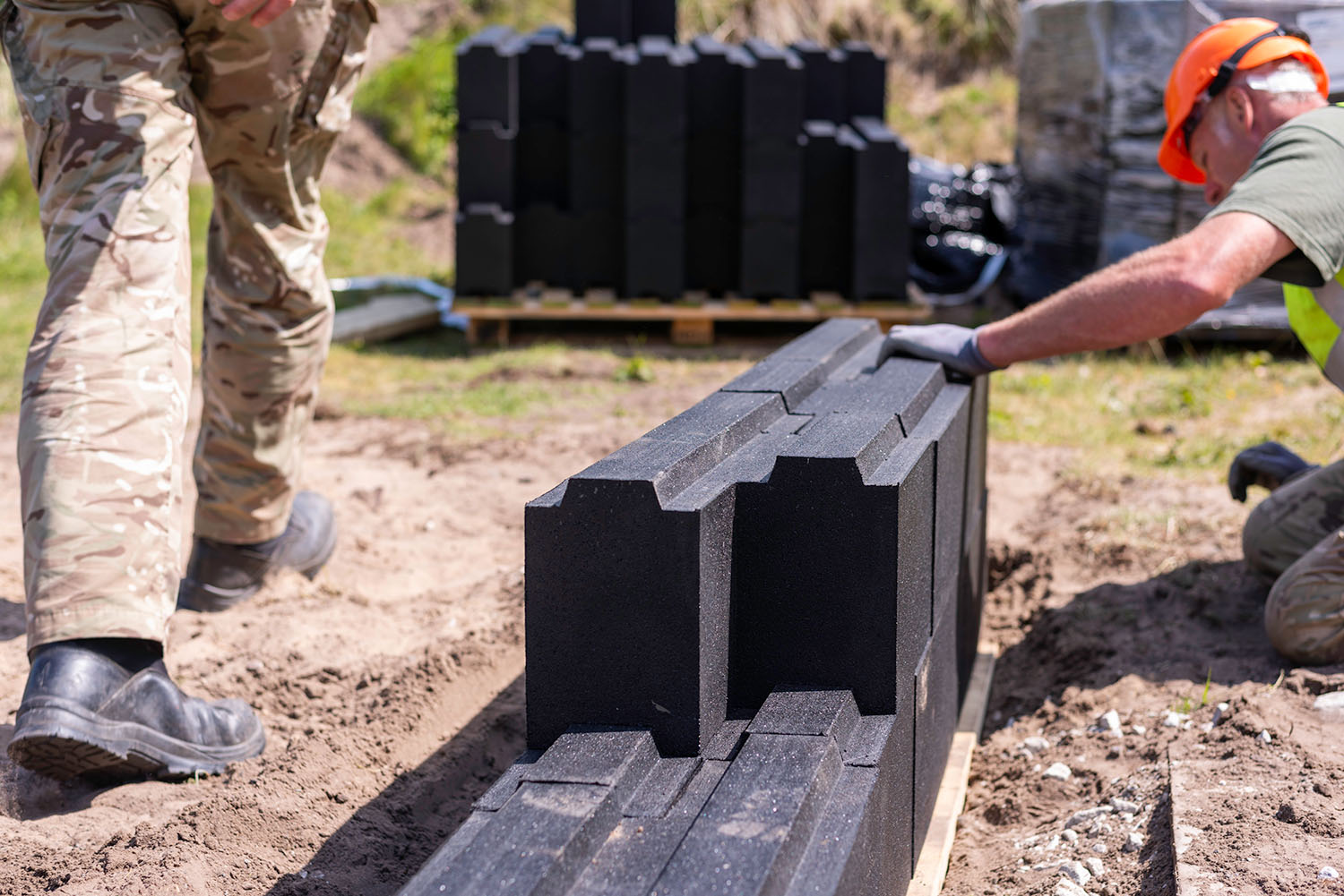 Ballistic Blocks for target hardening and asset protection