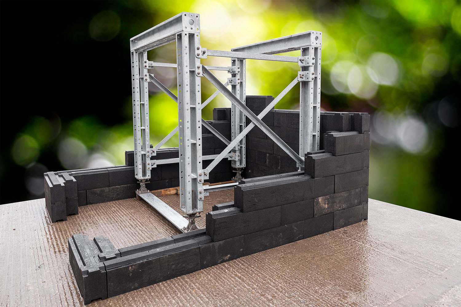 Ballistic Blocks installation