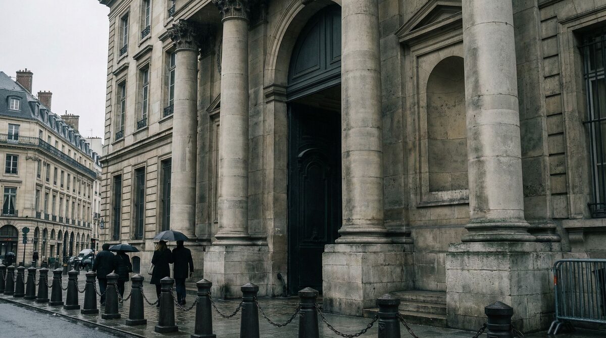 Government building entrance